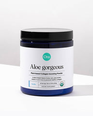 Two adults using vegan collagen powder for skin and nails