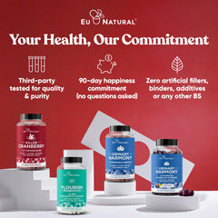 Happy woman representing urinary health support