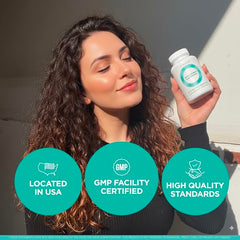 Product label and bottle showcasing 3 month supply