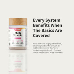 Energy support imagery for Women's Daily Multi Vitamins