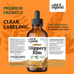 Photo of slippery elm drops for women’s health use