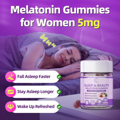 Gummies spilling from bottle showing 60-day supply