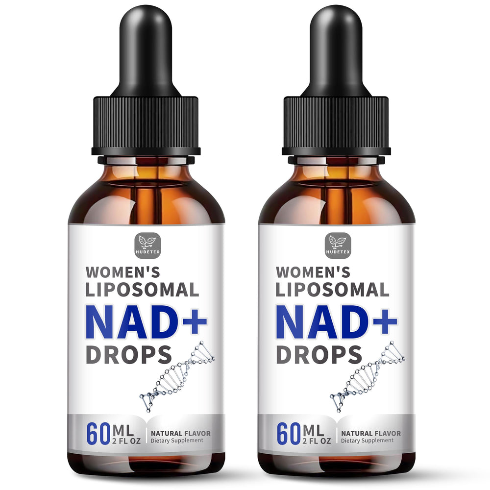 Bottle of Women's NAD Liquid Supplement with 500mg liposomal NAD