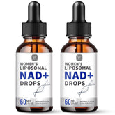 Bottle of Women's NAD Liquid Supplement with 500mg liposomal NAD