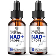 Bottle of Women's NAD Liquid Supplement with 500mg liposomal NAD