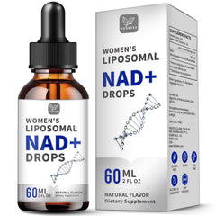 Bottle of Women's NAD Liquid Supplement with 500 mg Liposomal NAD