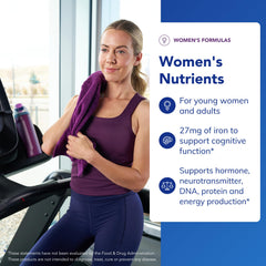 Highlight of iron and B vitamins in the formula