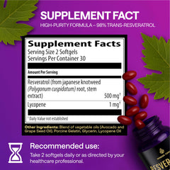 Graphic highlighting immune support from resveratrol