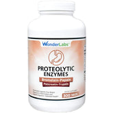 Bottle of Wonder Laboratories Proteolytic Enzymes with 300 tablets