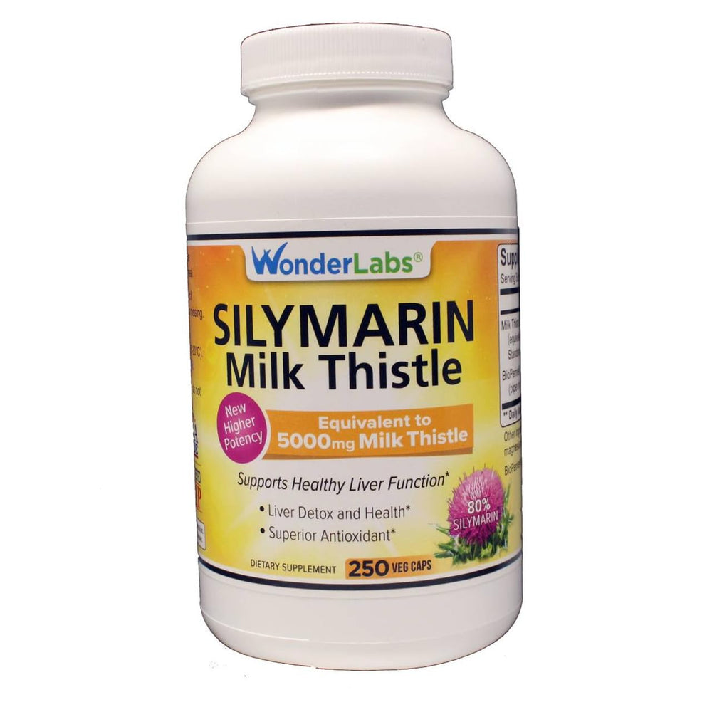 Wonder Labs Silymarin Milk Thistle bottle - main image