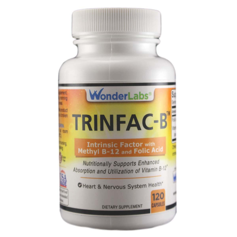 Wonder Laboratories TRINFAC-B Intrinsic Factor bottle front view