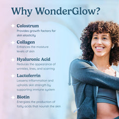 Bovine colostrum and collagen ingredients for WonderCow