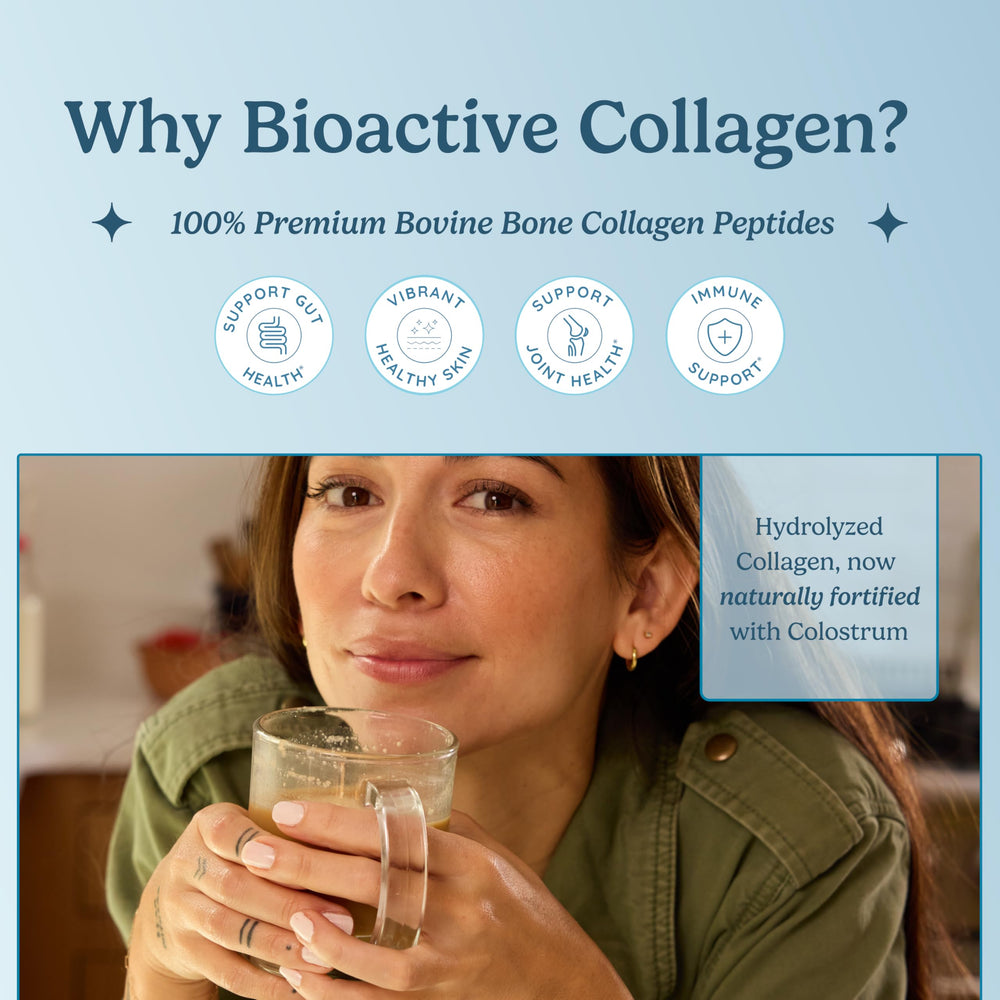 Grass-fed collagen peptides packaging by WONDERCOW