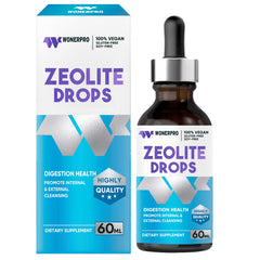WONERPRO Zeolite Drops bottle ready for daily detox and gentle energy support.