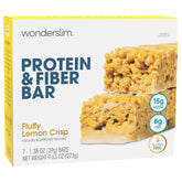 Wonderslim High Fiber Protein Bars Lemon Crisp - front view