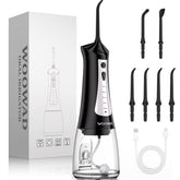 WOOWAD cordless water flosser with 300ml BPA-free tank