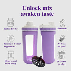 BYLWORKOUT borosilicate glass emphasizes durability and easy cleaning