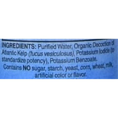 World Organic Kelp Liquid is added to food for easy nutrient inclusion.