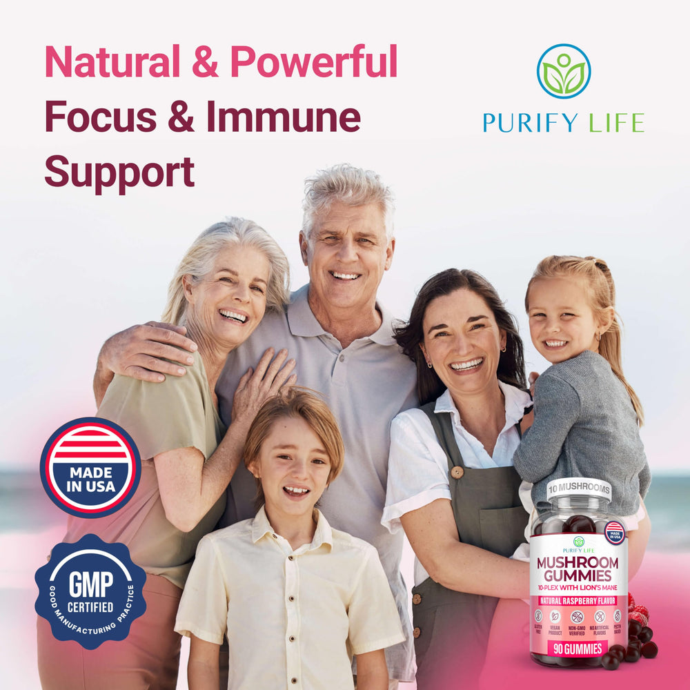 Raspberry-flavored gummies suitable for all ages