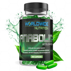 Worldwide Nutrition Anabolic Accelerator bottle front for daily energy support