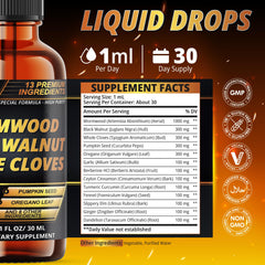 13in1 Wormwood Liquid Drops 30ml packaging