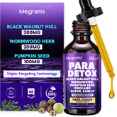Bottle of High-Potency Wormwood and Black Walnut Drops (300MG) with label