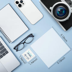 Portable lens wipes packaging suitable for purse or desk