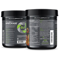 Athlete using Pro Series WRECKAGE pre-workout before training