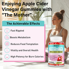 Front view of Wriayrui Keto ACV Gummies packaging