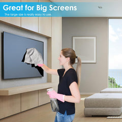 Cloths used on TV, laptop and other screens