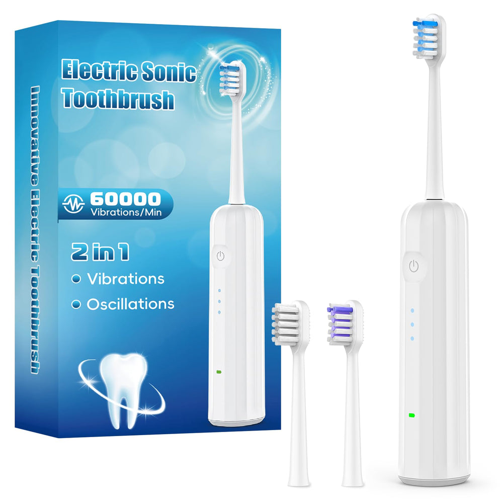 Wstiga 2025 Sonic Electric Toothbrush White β front view
