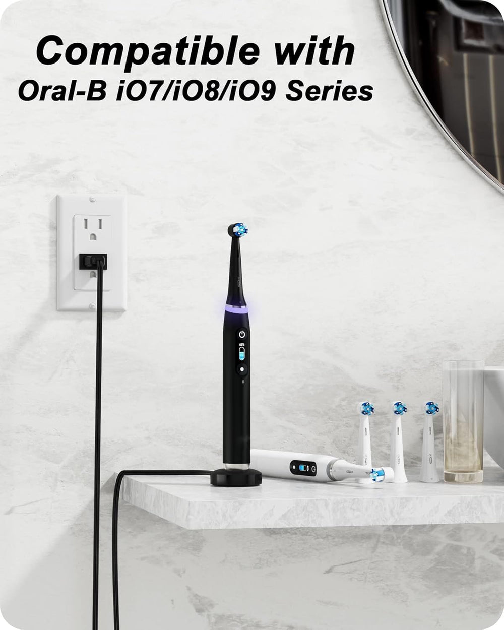 Copper-core charging coil inside Oral-B iO charger replacement