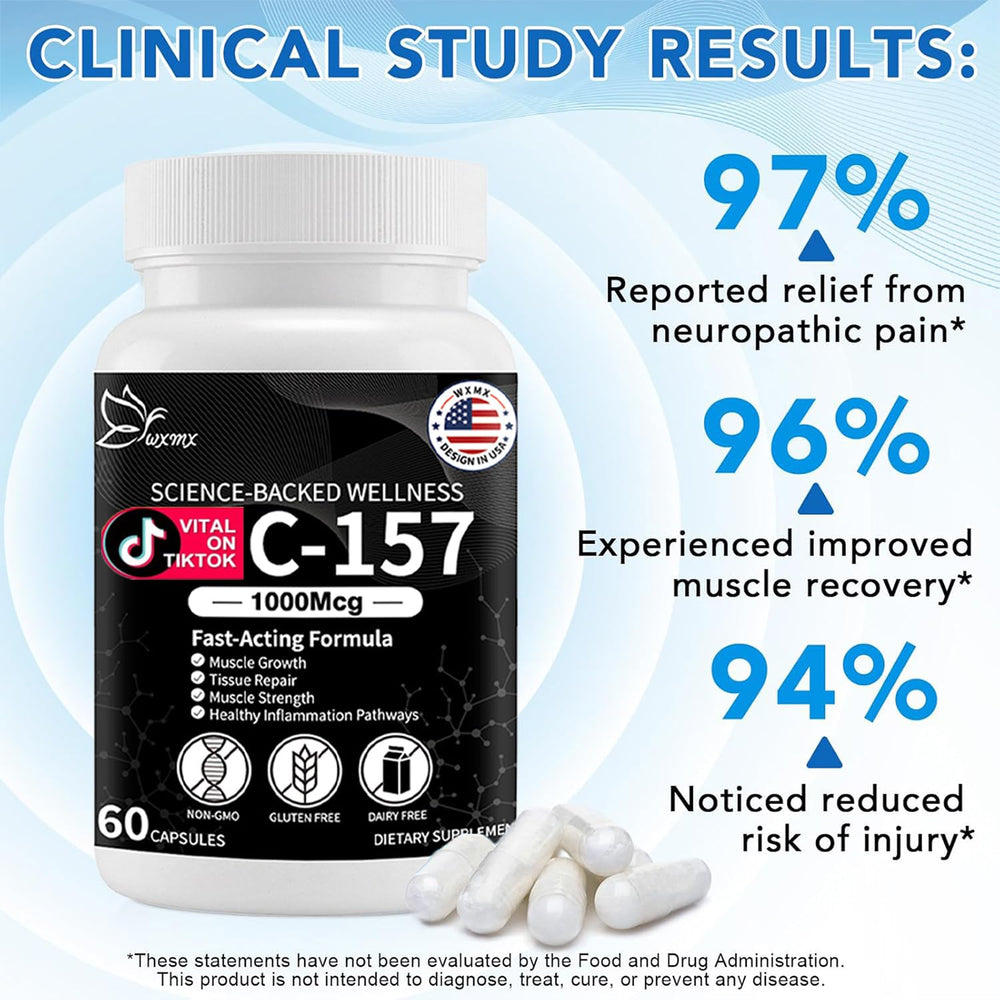 WXMX non-GMO gluten-free label emphasizing purity and dietary compatibility.