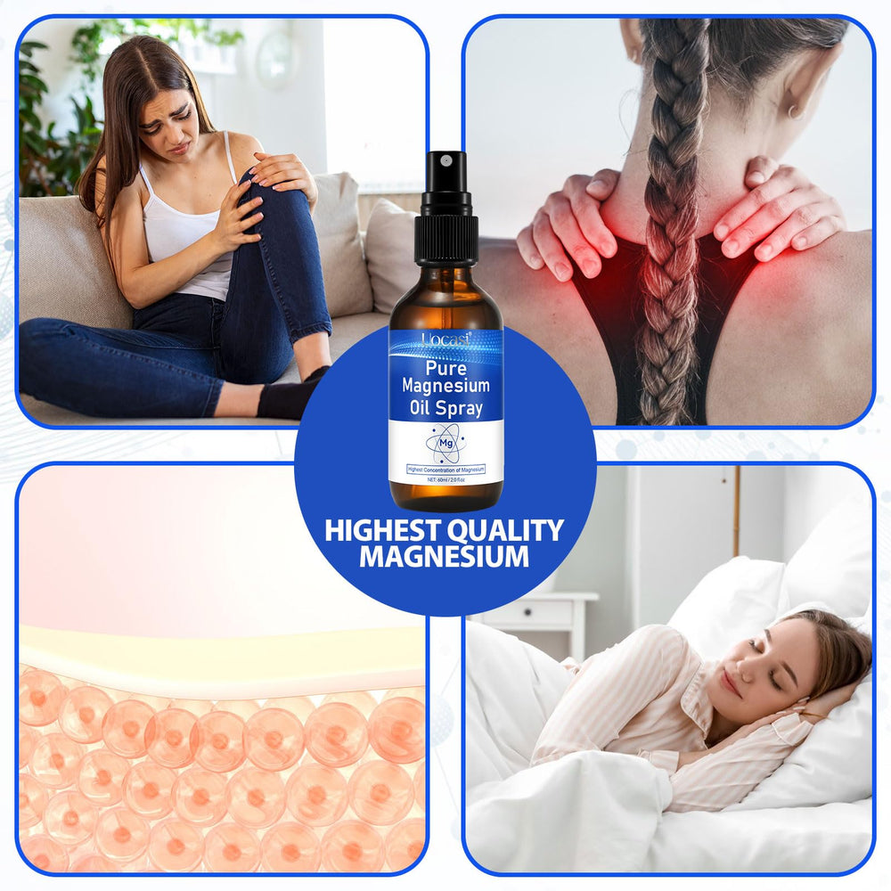 Skin nourished by magnesium oil