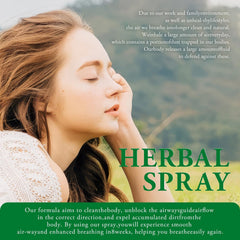 Xadubm Lung Cleansing Spray bottle back label