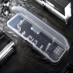 Double buckle closure on transparent case for Laifen toothbrush
