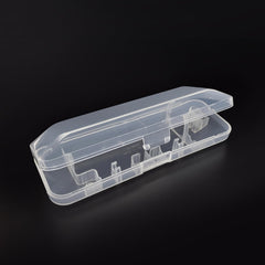 Sturdy PP material toothbrush case with clear shell