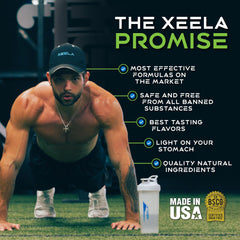 XEELA bottle on a breakfast table showing lifestyle use and support for daily routines