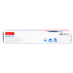 Applying Xerostom Dry Mouth Gel with fingertip
