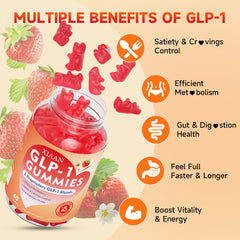 Gummies spilling from bottle for lifestyle shot