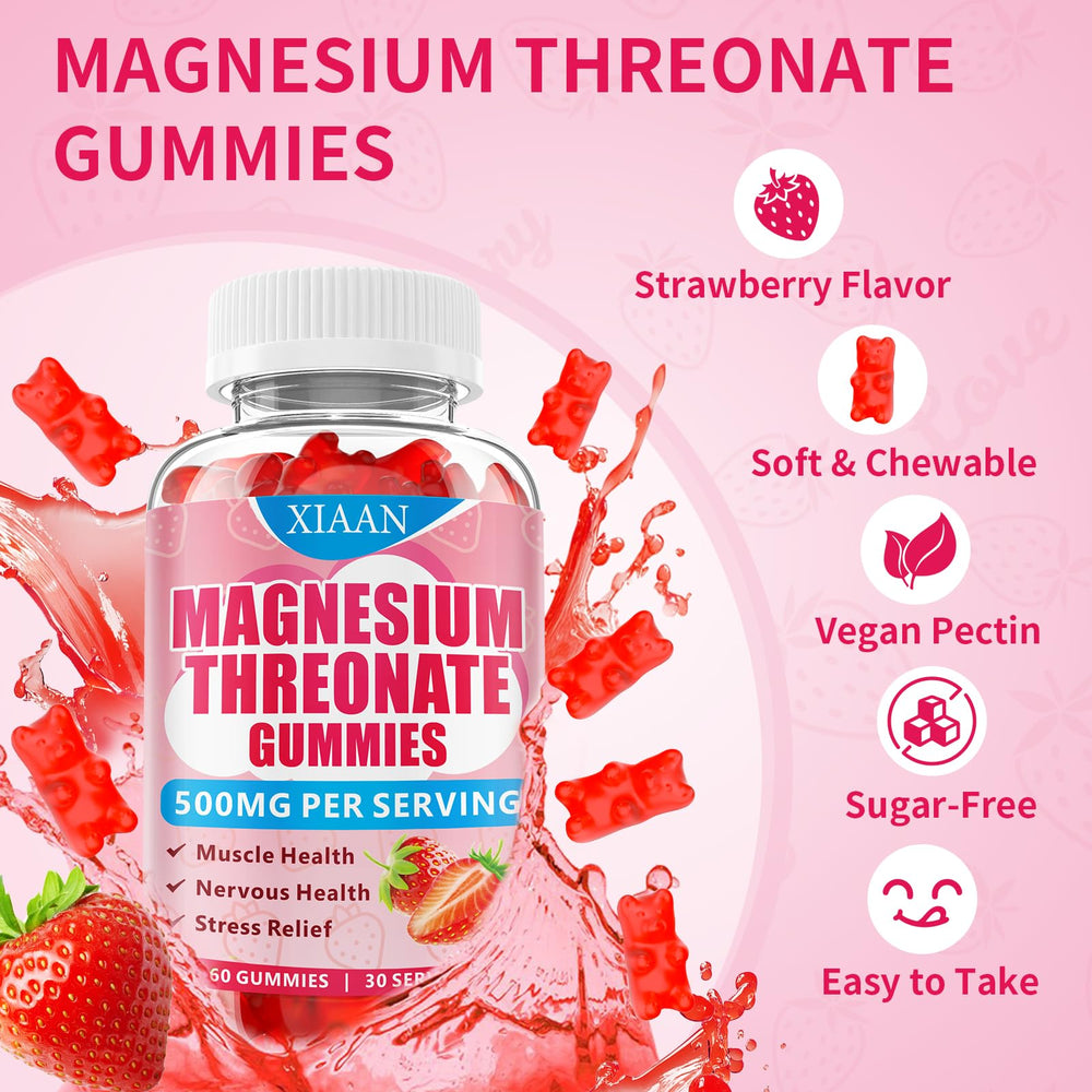 Sugar-free magnesium L-Threonate gummies
