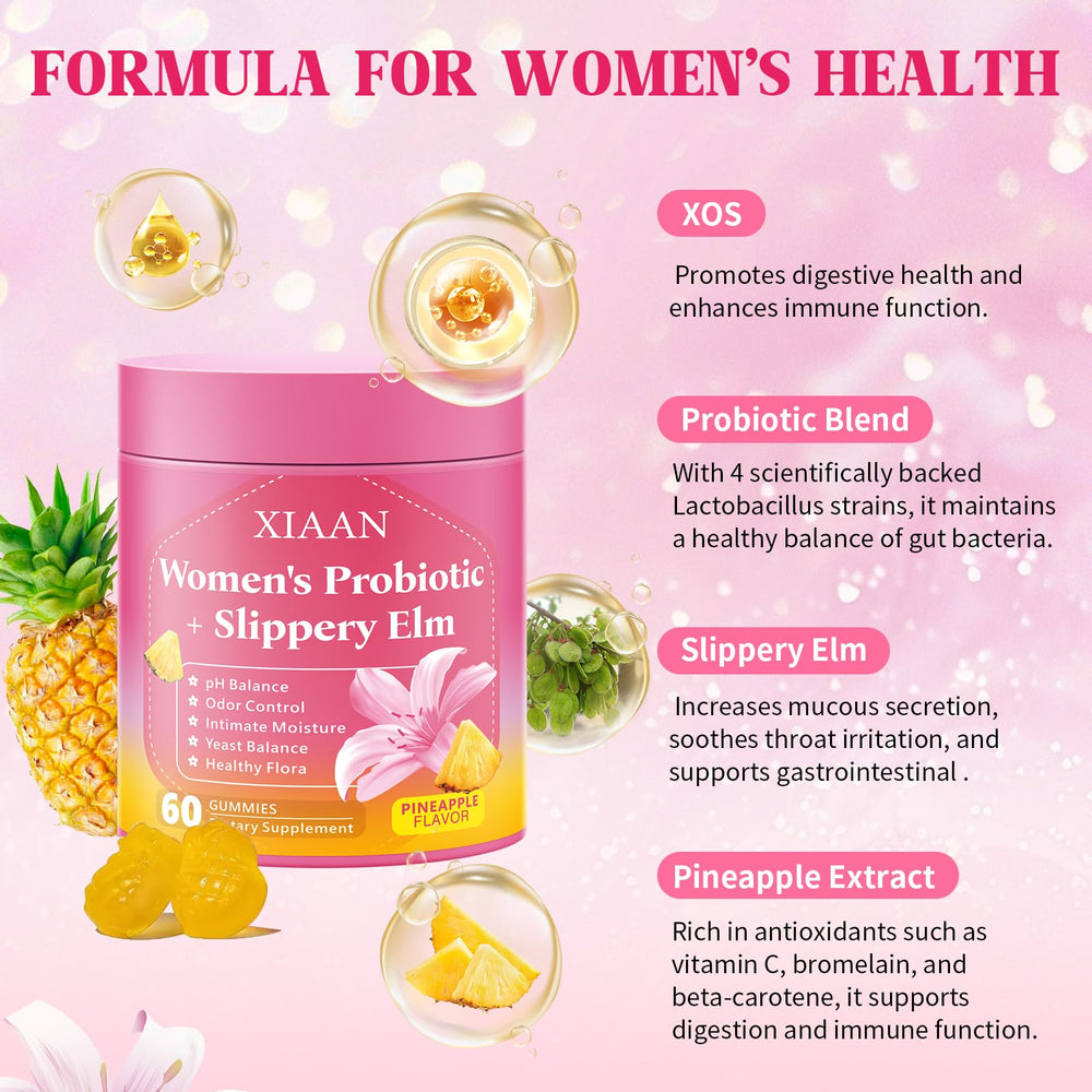 Label showing 4-strain probiotic blend and L. rhamnosus & L. reuteri