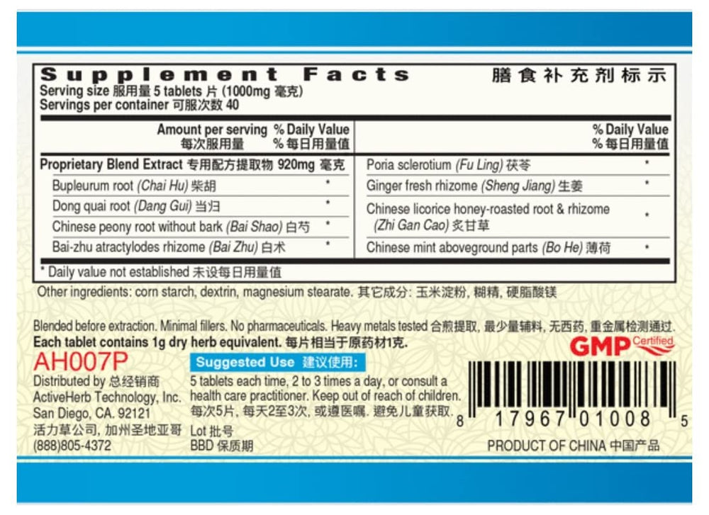 Close-up of label showing 200 tablets per bottle and dosing information