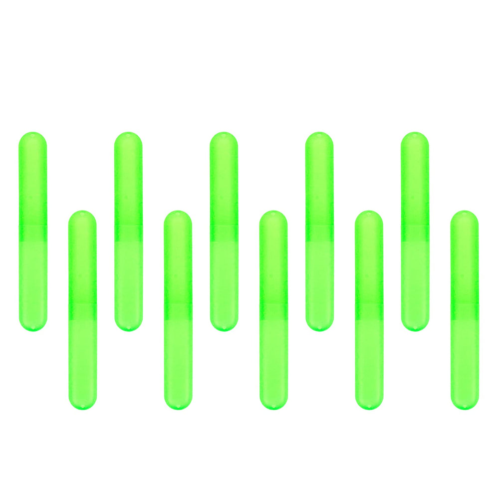 Xiaoyztan 10-piece travel toothbrush case in matte translucent green