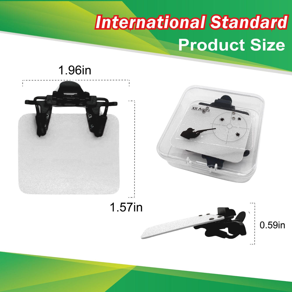 Occluder clip-on eye patch hardware and screws