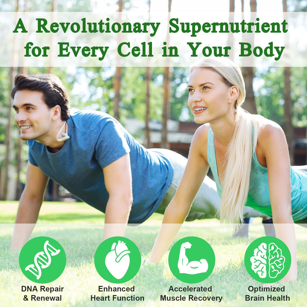 Concept image of skin health, focus and longevity from NAD supplementation