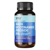 Bottle of XKQ NAD+ Nicotinamide Riboside supplement with label