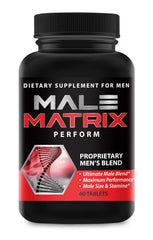 XL Science Male Matrix bottle front view showing discreet packaging for on the go use