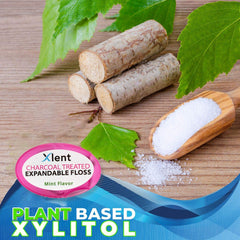 Minty fresh breath after flossing with Xlent dental floss