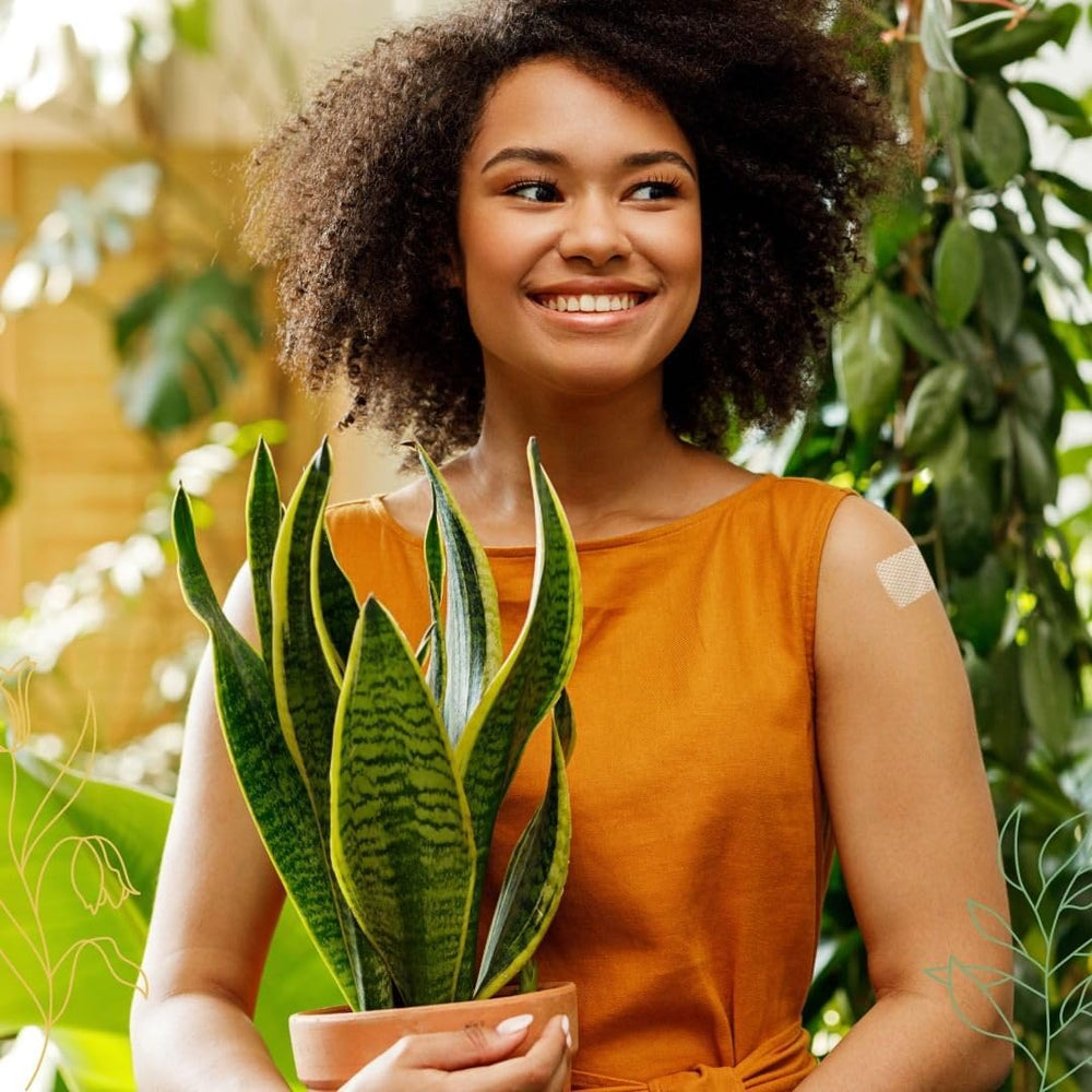 Usage guide demonstrating how to apply and wear the patch